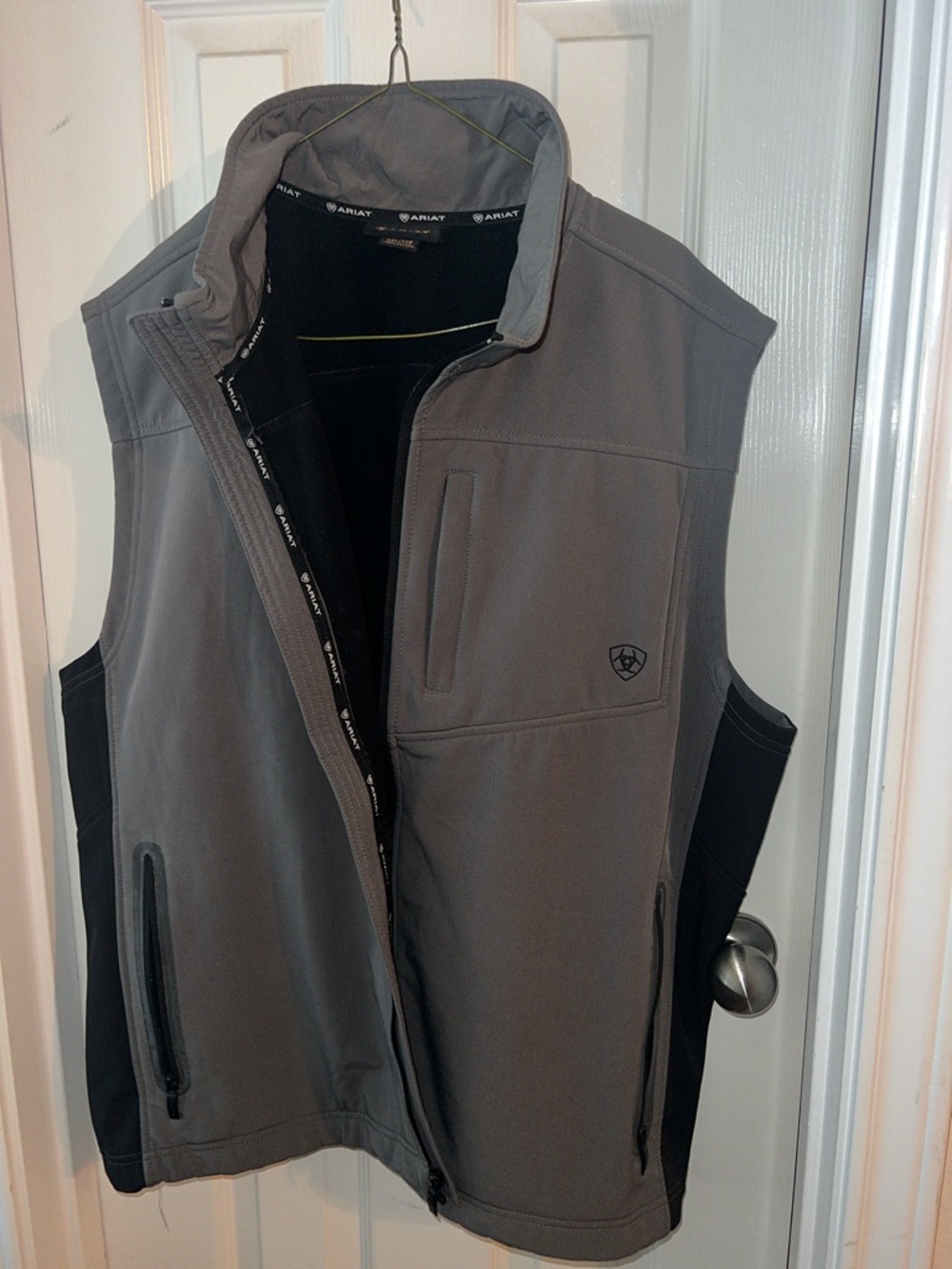 Ariat Gray and Black Softshell Men’s Vest